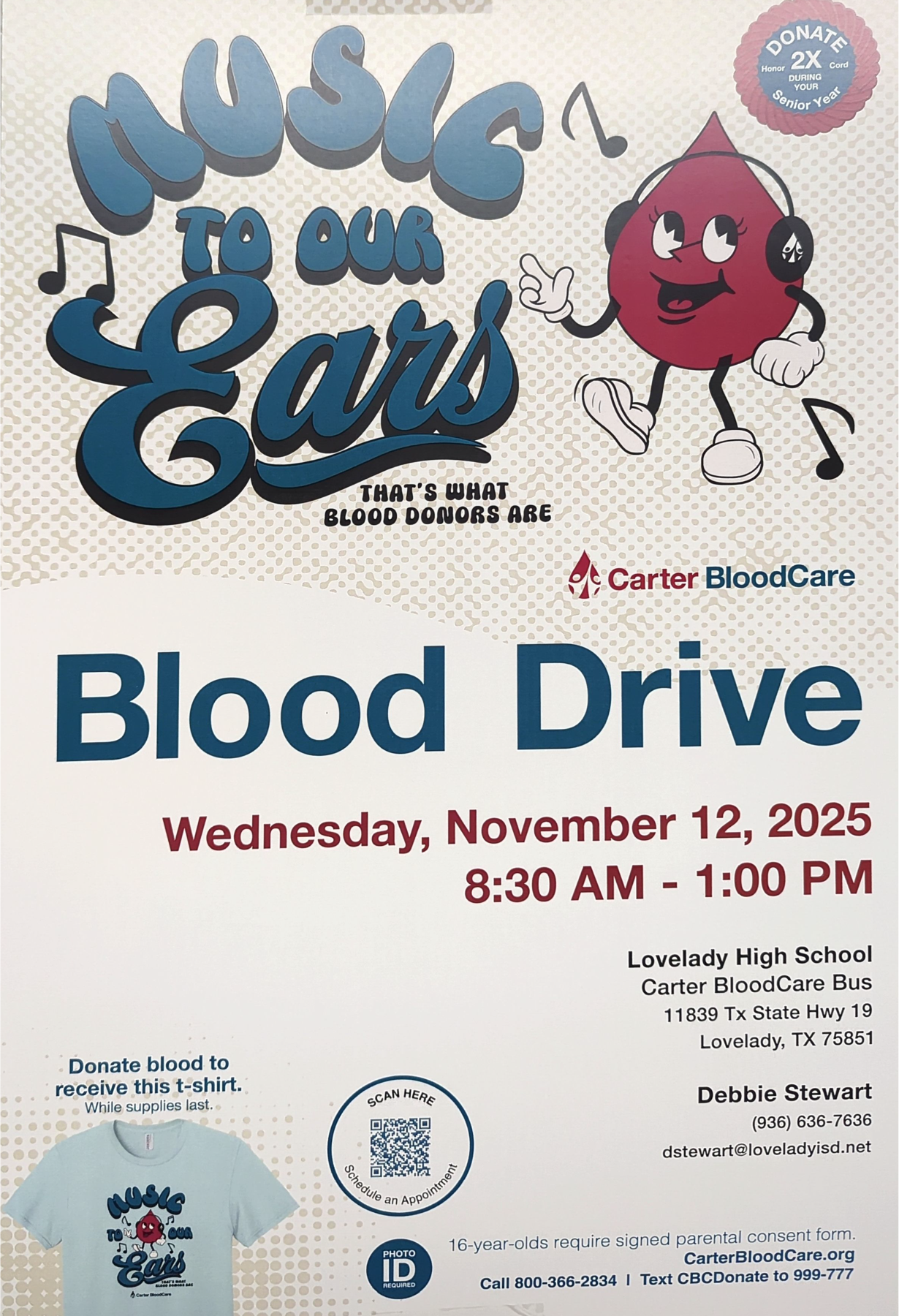 Blood Drive Flyer November 2025