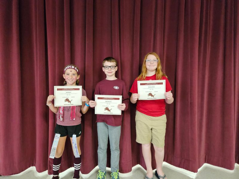 School 1st 6 Weeks Honor Roll - 2023 - 99
