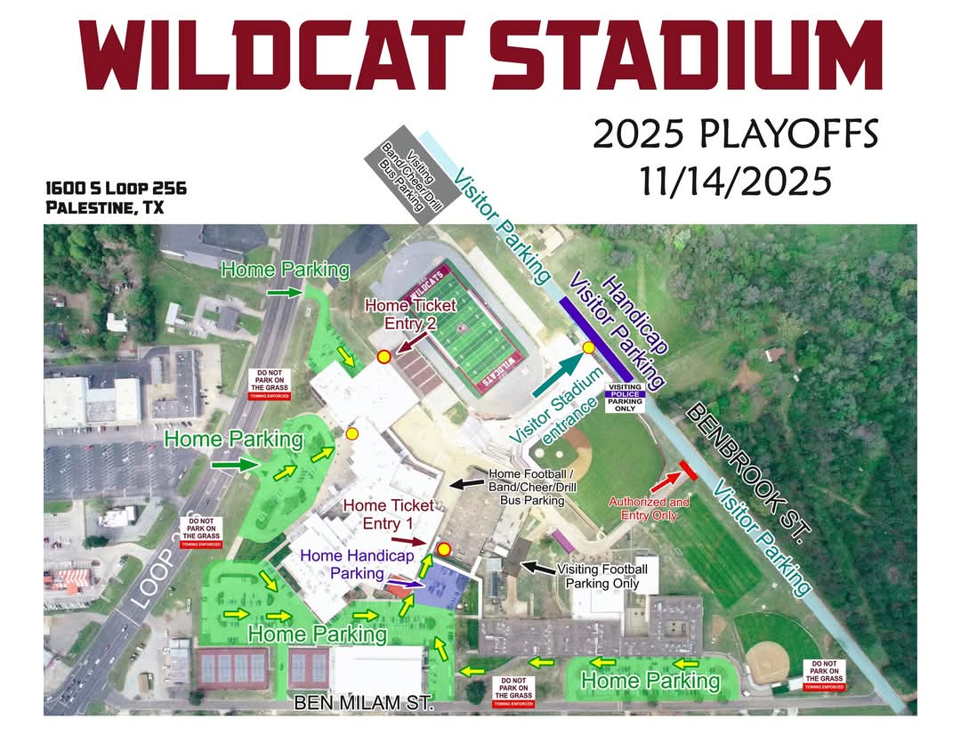 Wildcat Stadium Map