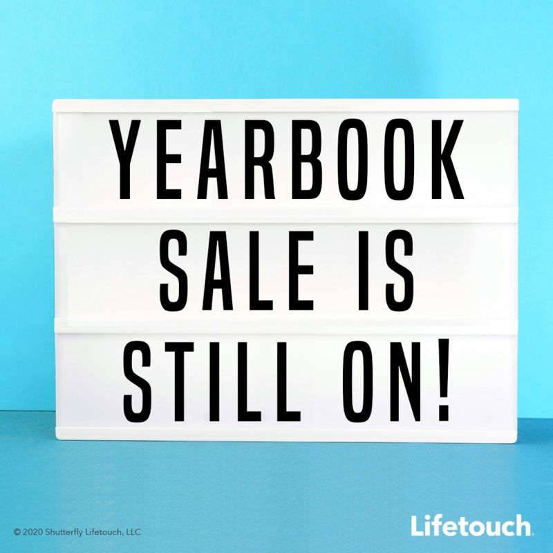Yearbook Sale Is On
